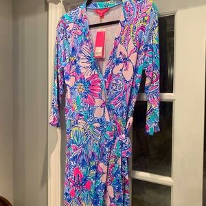 NWT L Karlie wrap romper in Got Your Back💕
